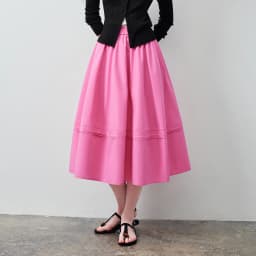 TOYOUTH Women Skirt 2026 Summer New Solid Klein Blue Pin Tuck Cocoon Silhouette Petite Midi Skirt