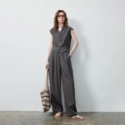 TOYOUTH Women Short Waist Top and Casual Banana Pants 2026 Summer New Old Money Cool Tone Two-Piece Set