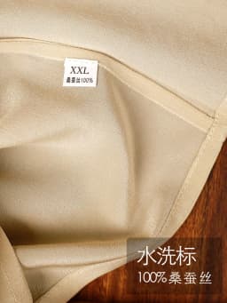 100% mulberry silk shirt women's double crepe matte long-sleeved simple square collar casual commute spring and summer thin