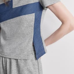 TOYOUTH Women Two Piece Set 2026 Summer New T-Shirt Wide Leg Pants Color Block Splicing Casual Sporty Trendy Outfits