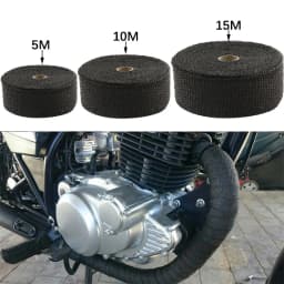 Motorcycle Exhaust Systems Muffler Wrap Heat Wrap Bandage Tuning 5cm 5M 10M 15M Pitbike Enduro Motocross Exhaust Thermal Band
