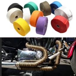 Motorcycle Exhaust Systems Muffler Wrap Heat Wrap Bandage Tuning 5cm 5M 10M 15M Pitbike Enduro Motocross Exhaust Thermal Band
