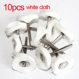 1" Wool Felt Grinding Sanding Head Abrasive Buffing Wheel 2.35/3mm Shank Cotton Thread Polishing Mini Brush for Dremel Dril