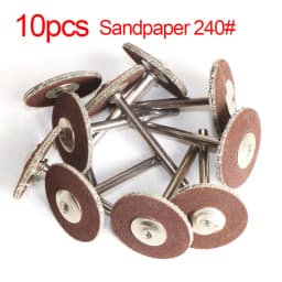 1" Wool Felt Grinding Sanding Head Abrasive Buffing Wheel 2.35/3mm Shank Cotton Thread Polishing Mini Brush for Dremel Dril