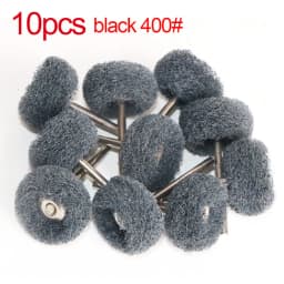 1" Wool Felt Grinding Sanding Head Abrasive Buffing Wheel 2.35/3mm Shank Cotton Thread Polishing Mini Brush for Dremel Dril