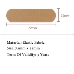20/50/100Pcs Elastic Wound Adhesive Plaster Breathable Skin Medical Band-Aid First Aid Home Travel Outdoor Camp Emergency Kits