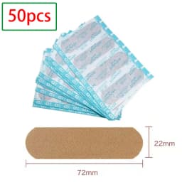 20/50/100Pcs Elastic Wound Adhesive Plaster Breathable Skin Medical Band-Aid First Aid Home Travel Outdoor Camp Emergency Kits