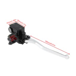 22MM M8/M10 Motorcycle Upper Front Brake Clutch Master Cylinder CNC Clutch Pump Reservoir Pump Lever Left Right Fit for Honda