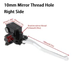 22MM M8/M10 Motorcycle Upper Front Brake Clutch Master Cylinder CNC Clutch Pump Reservoir Pump Lever Left Right Fit for Honda