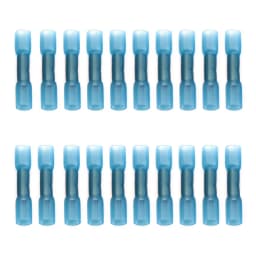 10/20/30/50PCS Heat Shrink Insulated Butt Connectors Splice Electrical Crimp Terminals Waterproof AWG 22-18 AWG 16-14 AWG 12-10