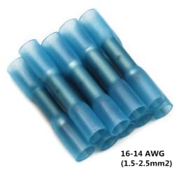 10/20/30/50PCS Heat Shrink Insulated Butt Connectors Splice Electrical Crimp Terminals Waterproof AWG 22-18 AWG 16-14 AWG 12-10