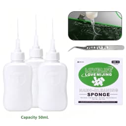 MECHANIC Alcohol Bottle 180ML Plastic Liquid Container for iPhone Repair Motherboard Cleaning ESD Fluid Dispenser Mechanic Tools