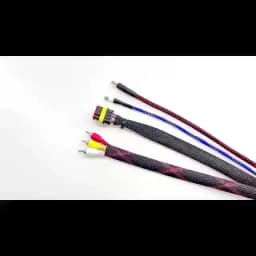Black Nylon Mesh Tube PET Wire Sleeving Spiral Wrapping Expandable Insulated Braid Tight 3mm to 100mm Cable Sleeve