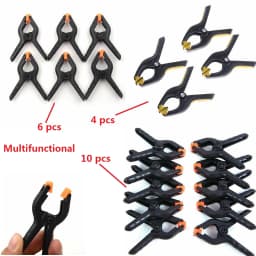 4 /6 /10pcs Spring Clamps Fixture Plastic Fastening Clips For LCD Screen Phone Non-slip Handle Repair Tools Outillage