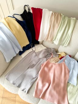 SuyaDream. Women Camis and Shorts, 19MM 100%Real Silk, Sleeveless Chic Summer Set, 2024 Solid Camisoles, White, Pink, Beige