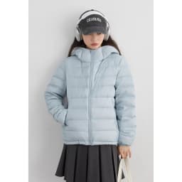CHIC VEN Women Lightweight Down Coats Solid Loose Casual New Hooded Slim Girl Down Jacket 90 White Duck Down Autumn Winter 2025