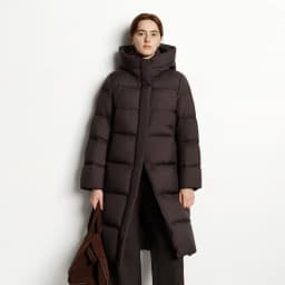 Semir Down Jacket Women Winter Long 90% Duck Down Waterproof Oil-proof Stain-proof 2026 New Solid Hooded Winter Woman Clothes