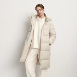 Semir Down Jacket Women Winter Long 90% Duck Down Waterproof Oil-proof Stain-proof 2026 New Solid Hooded Winter Woman Clothes