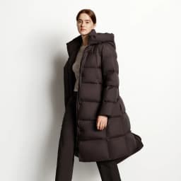 Semir Down Jacket Women Winter Long 90% Duck Down Waterproof Oil-proof Stain-proof 2026 New Solid Hooded Winter Woman Clothes