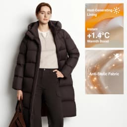 Semir Down Jacket Women Winter Long 90% Duck Down Waterproof Oil-proof Stain-proof 2026 New Solid Hooded Winter Woman Clothes