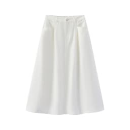 Semir Womens Skirt 2026 Cool Feeling A Line Pleated Denim Slim Fit Casual Versatile Soft