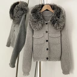 Reality Fur Pullovers Women's Sweater Women Trends 2025 Cardigan Femmes Blouse Autumn New Women's Clothing Women Winter Clothes