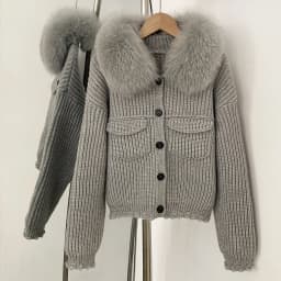 Reality Fur Pullovers Women's Sweater Women Trends 2025 Cardigan Femmes Blouse Autumn New Women's Clothing Women Winter Clothes