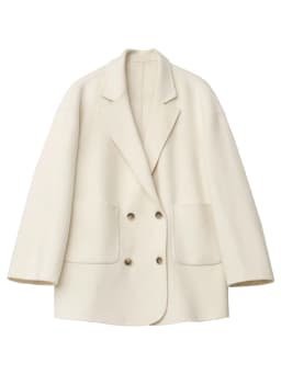 CHIC VEN New Women Woolen Coat Loose Solid Mid-length Double-sided Oversized Office Ladies Jackets Outerwear Autumn Winter 2026