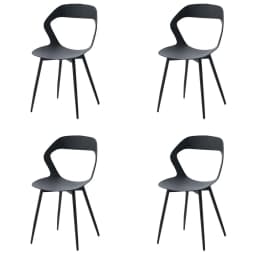 Set of 4 / 6 Scandinavia Dining Chairs for Dining Room Furniture Chair Nordic Designer Creative Household Backrest Chair