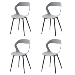 Set of 4 / 6 Scandinavia Dining Chairs for Dining Room Furniture Chair Nordic Designer Creative Household Backrest Chair