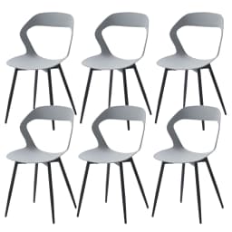 Set of 4 / 6 Scandinavia Dining Chairs for Dining Room Furniture Chair Nordic Designer Creative Household Backrest Chair