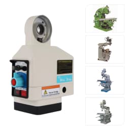 Power Feed For Milling Machine,220V Portable Adjustable Speed X-Axis Power Feed Drive Feed Kit,Positive And Negative Commutation
