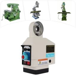 Power Feed For Milling Machine,220V Portable Adjustable Speed X-Axis Power Feed Drive Feed Kit,Positive And Negative Commutation
