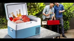 SucceBuy 20L 22L 35L 45L 55L Car Refrigerator Mini Fridge Freezer Portable Compressor Cooler DC 110-240V Ice Box for Camping
