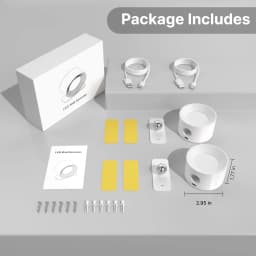 2PCS Magnetic Wall Lamp, LED Wall Sconce, Wall Mounted Lamp, With Rechargeable Battery Operated, USB Port, Cordless Wall Light