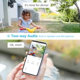Xega 4G LTE Surveillance Camera 6W Solar Powered 10600mAh Wireless Outdoor Security Camera PTZ 360 Auto Track Night Vision 3MP