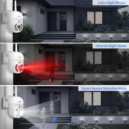Hiseeu 3/5MP 10CH NVR with 10.1" Monitor Wireless Security Cameras Kit Outdoor Waterproof IP Camera Surveillance CCTV System Set