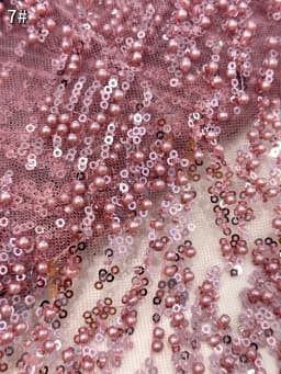 Green Sequin Lace Fabric African Fabric Lace Wedding Dress 2026 Luxury Gold Beaded Lace French Mesh Sequence for Sewing