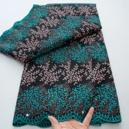 Latest African Dry Cotton Lace Fabric 2025 Hight Qualiry Swiss Voile Lace in Switzerland Lace Fabric Nigeria For Women Dress Sew