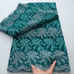 Latest African Dry Cotton Lace Fabric 2025 Hight Qualiry Swiss Voile Lace in Switzerland Lace Fabric Nigeria For Women Dress Sew