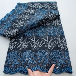 Latest African Dry Cotton Lace Fabric 2025 Hight Qualiry Swiss Voile Lace in Switzerland Lace Fabric Nigeria For Women Dress Sew