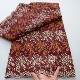 Latest African Dry Cotton Lace Fabric 2025 Hight Qualiry Swiss Voile Lace in Switzerland Lace Fabric Nigeria For Women Dress Sew