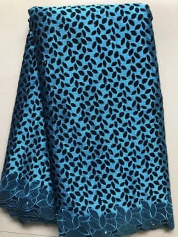 Latest African Cotton Lace Fabric With Stones 2025 High Quality Swiss Voile Lace For Nigerian Sewing Wedding Party Dresses