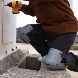 PRO Knee Pads for Work install Extra Gel For Construction Tiling Gardening Flooring Pro Protection - For Men And Women,Black