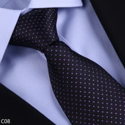 High Quality Checkered Pattern 100% Silk Tie For Men's Business Banquet 8cm Wide Handmade Knotted Shirt Accessory Silk Cravat