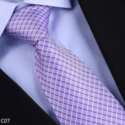High Quality Checkered Pattern 100% Silk Tie For Men's Business Banquet 8cm Wide Handmade Knotted Shirt Accessory Silk Cravat