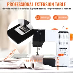 SucceBuy Sewing Machine Portable Sewing Machine for Beginners 38 Built-in Stitches & Reverse Sewing Dual Speed Sewing Machine
