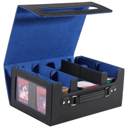 Card Box, Three Rows and Four Drawers Handheld Card Box, Multiple Colors to Choose from, Convenient for Going out and Storage