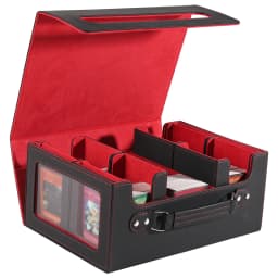 Card Box, Three Rows and Four Drawers Handheld Card Box, Multiple Colors to Choose from, Convenient for Going out and Storage