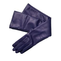 Customize Men's Gloves Real Leather Extra Long Straight Style Sheepskin Winter Warm Cuff New Women's Long Glove Opera